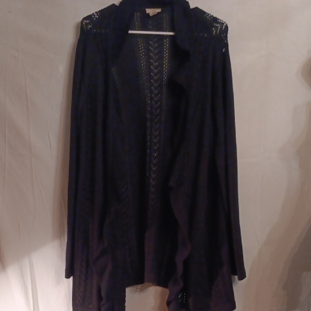 Chico's Black Cardigan Sweater Size 3